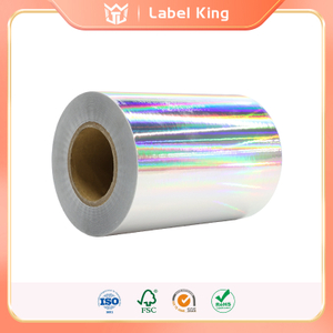 Material de etiqueta BOPP simples de 50um de alta qualidade com 60g de glassine