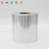 Materiale per etichette autoadesive in argento spazzolato rivestito con glassine da 60 g