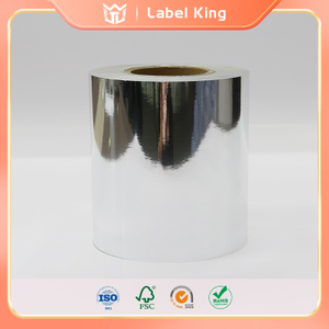 Gl&auml;nsande silverlaminerat papper - Vattent&auml;tt och rept&aring;ligt tryck - Tydliga f&ouml;rpackningsetiketter f&ouml;r mat och daglig v&aring;rd