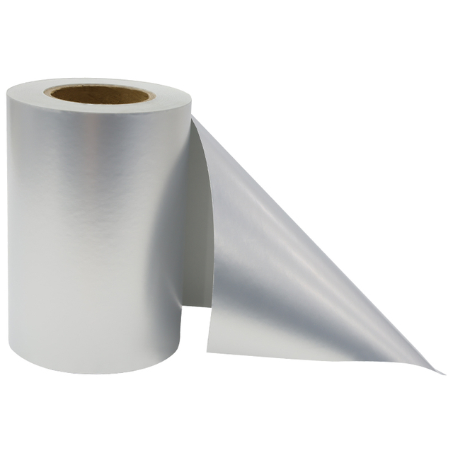 38 мкм күңгірт күміс PET/80 г шыны