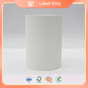 กระดาษสังเคราะห์ BOPP สีขาวด้านประสิทธิภาพสูงพร้อมกลาสซีน 60 แกรมสำหรับตัวเลือกการพิมพ์