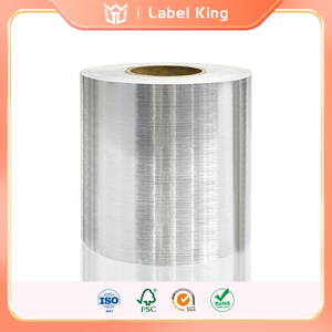 Самоклеящийся материал для этикеток из матового серебра с покрытием, пергамин 60 г