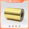 សម្ភារៈផ្លាកសញ្ញាដែលស្អិតជាប់ដោយខ្លួនឯងធ្វើពីមាសជក់ពិសេសជាមួយនឹងការបញ្ចប់ពាក់កណ្តាល