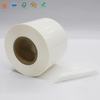 H&ouml;gkvalitativ 255 g glansigt vit BOPP-etikettklisterm&auml;rke med 100 g vitt kraftpapper