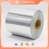 Luxuriosus 38μm Label Argenti Brushed Libelli cum 60g Glassine