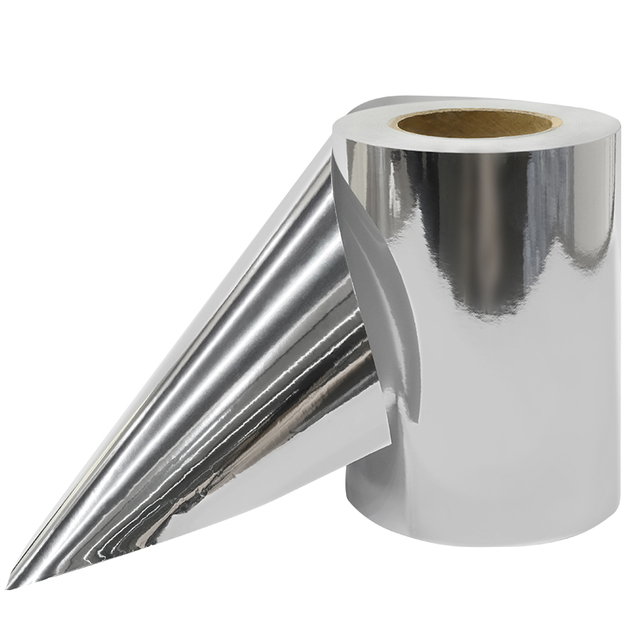 Papier composite argent brillant 100 g/PET transparent 30 μm